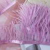 Tira de Tela de Plumas 10-13cm Borde de Tela de Pluma de Avestruz Material de Decoración para Vestido Falda de Baile Latino Cinturón de Tela Accesorios de Ropa