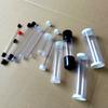 Tubo de embalaje magnético de plástico transparente con tapa, barril para incienso, tubo duro de PC, tubo de PVC, tubo a prueba de polvo y humedad