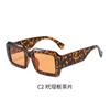 GLAZZY Tendencia Europea y Americana Caja Gafas de sol de pierna ancha Celebridad de Internet Mismo Estilo Gafas de sol de caja grande para Hombres y Mujeres Gafas de sol transfronterizas