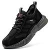 Anzhi Sapatos de Proteção ao Trabalho Furo de Aço Anti-esmagamento Anti-furo Masculino Leve Respirável Feminino Segurança Antiderrapante Sapatos Sola Macia Saída de Fábrica