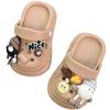 Pantuflas Infantiles Frijol de Chocolate Sandalias de Material EVA Sandalias para Niños Zapatos con Agujeros para Niñas Suela Suave Ligeras Venta al por Mayor Verano