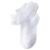 Calcetines para niña calcetines de encaje para niños primavera y otoño verano calcetines delgados blancos de baile para niña algodón puro bebé calcetines de princesa niños