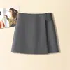 Falda de Traje para Viajar para Mujer, Nueva Falda Corta de Cintura Alta Adelgazante de Corte A, Elegante Falda Bodycon Casual, Verano 2026