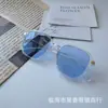 Gafas de Sol Cuadradas Nuevas de Moda Transfronterizas Europeas y Americanas para Mujer, Adelgazantes, Protección UV, Moda Ins, Retro, Gafas de Celebridad de Internet