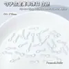 Mini Vajilla Metálica Serie Pequeña de Cocina Aleación Artificial Retro Joyería para Uñas Cuchillo Tenedor Cuchara Decoración de Uñas