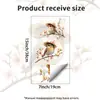 Pájaro Lindo Pastoral Rama de Flor de Cerezo Pegatina Electrostática para Ventana Sin Pegamento Adsorción Dormitorio Sala de Estar Balcón Ventana de Piso a Techo Pegatina Decorativa