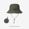 Chapéu de Pescador Impermeável com Logo Personalizado, Chapéu Bucket Dobrável, Suporta Pedido de Amostra, Chapéu de Proteção Solar, Personalização Personalizada