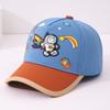 Boné de Astronauta Estilo Coreano Boné de Beisebol Colorido para Meninos e Meninas Primavera e Outono Novo Protetor Solar Desenho Animado Chapéu Infantil
