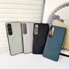 Funda de Cuero Lisa Magnética para Teléfono Móvil Sony Xperia 1Vi Cubierta Protectora Xperia1V 5Iv Carga Inalámbrica