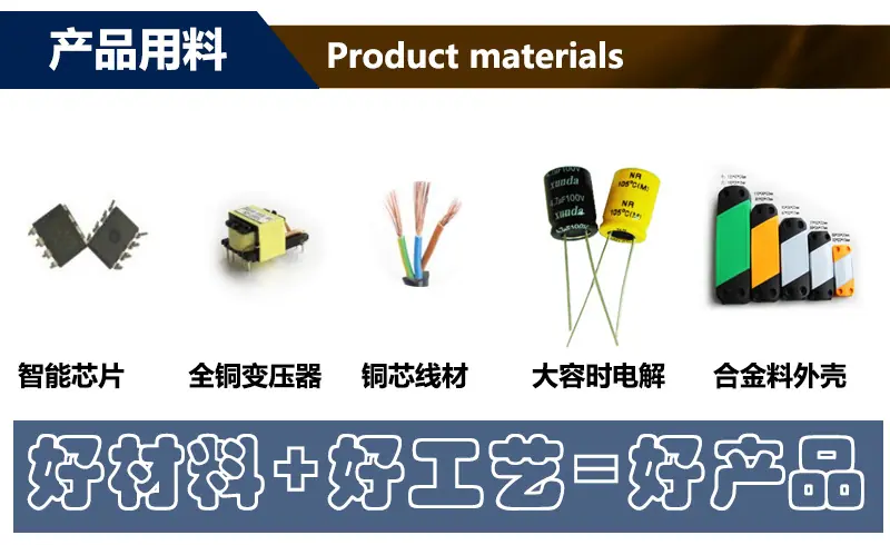 7产品用料图