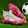 Novas Chuteiras de Futebol Transfronteiriças para Homens e Mulheres, Crianças e Adultos, Tamanho Grande Cano Alto Respirável Chuteiras de Futebol, Chuteiras TF para Mulheres Atacado