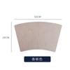 Manteles Individuales de Cuero Escandinavo Transfronterizo, Manteles Individuales Occidentales para Restaurantes de Alta Gama, Manteles Individuales en Forma de Abanico para Mesa de Comedor, Manteles Redondos Impermeables de PU para Mesa de Hotel