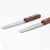 Herramientas para Hornear Espátula de Mantequilla de Acero Inoxidable de 4 pulgadas Raspador para Decorar Pasteles Cuchillo Kissing Cuchillo Desmoldante con Garantía Postventa