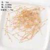 Alfileres Redondos de Cabeza de Bola de Cobre Puro que Conservan el Color Accesorios para Manualidades con Cuentas Materiales para Pulseras, Collares, Aretes, Pasadores Fabricante