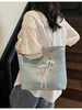 2025 Nova Moda Verão Estilo Coreano Bolsa de Mão Grande Capacidade Bolsa Tote de Ombro Feminina Bolsa para Trabalho e Dia a Dia