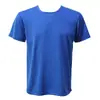 Camiseta de secado rápido en stock para correr al aire libre en maratón, camiseta promocional lisa de manga corta y cuello redondo, camiseta cultural con logo