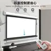 Pantalla de proyección, pantalla eléctrica para uso doméstico, control remoto, elevación automática, montada en la pared, pantalla de proyector de alta definición 4K