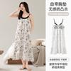 Camisola de Noche de Verano para Mujer con Algodón Nube y Almohadillas en el Pecho, Ropa de Dormir Sexy, Nuevo Modelo 2026, Se Puede Usar Afuera, Ropa de Casa Delgada
