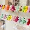 Contas Soltas Acrílicas Coloridas Divertidas Mini Cabides Miçangas Feito à Mão Material DIY Pulseira Corrente de Celular Acessórios de Joias