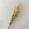 Flor Artificial de Rama Única con Fruta Navideña de la Fortuna, Fruta de la Fortuna, Fruta de Olivo, Decoración de Boda, Arreglo Floral