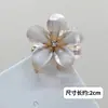 Clip para el pelo de aleación dulce estilo coreano nuevo Primavera 2025 Clip para flequillo lateral para mujer Antideslizante Duradero Accesorios para el cabello galvanizados