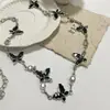 Dulce Fresca Sexy Mariposa Negra Cadena Metálica Cadena de Cintura Moda Estilo Fresco Europeo y Americano Diseño de Nicho Accesorios para Cinturón