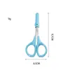 Tijeras de Acero Inoxidable para Belleza al por Mayor, Herramientas para Recortar Cejas, Tijeras Domésticas para Pelo de Nariz, Tijeras de Bordado, Tijeras Especiales para Pestañas Postizas