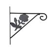 Gancho de Parede Decorativo de Ferro para Varanda, Gancho para Pendurar Cesto de Flores de Parede de Jardim, Gancho para Pássaros, Pátio Externo, Pendurar Planta Verde, Cabide de Borboleta