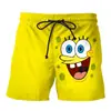 Pantalones de Playa de Anime Pantalones de Cinco Puntos Bañadores Europeos y Americanos Estampado 3D de Palmera Talla Grande Pantalones Cortos Casuales para Hombre Outlet de Fábrica