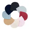 Gorro fino simple de algodón puro para primavera, verano y otoño, gorro para puerta de bebé, gorro de punto para bebé, gorro de una sola capa para regalo, transfronterizo europeo y americano