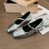 Zapatos Planos Mary Jane 2026 para Mujer Primavera Franceses Pequeños de Cuero Tallas Grandes Sin Cordones Suela Suave Nuevos Mocasines Versátiles