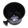 Tazón para Crema de Afeitar, Tazón para Espuma de Afeitar de Uso Doméstico y Salón de Belleza, Brocha para Barba, Tazón para Jabón Negro, Suministros de Peluquería para Barbería, Productos de Belleza