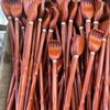 Palo de Automasaje de Madera de Ala de Pollo para Ancianos, Rascador de Espalda para Uso Doméstico