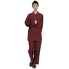 Terno Haiqing Ju Feminino Masculino Terno Zen Adorando Buda e Red Blue Cafe de Chaoshan Adubo Extra Quatro Estações Respirável Terno Haiqing Ju