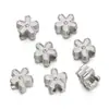Cuentas Espaciadoras Ccb, Cuentas con Agujero Pasante, Cuentas de Agujero Grande, Cuentas Electroplateadas, Accesorios Espaciadores para Pulseras de Joyería DIY al por Mayor, Cuentas de Cuatro Agujeros