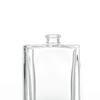 Botella de vidrio transparente de bayoneta de alta calidad, muestra de prensado, subenvase, botella de niebla fina, botella cosmética, botella de perfume de 50 ml