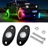 Luzes de Chassi Automotivas Coloridas Transfronteiriças, Luzes de Grade Tanque Off-Road de Liga de Alumínio, Luzes de 3 LEDs, Luzes Ambiente Coloridas para Veículos