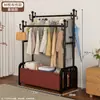 Cabideiro de Chão para Quarto, Cabideiro Móvel para Sala Interna Doméstica, Rack Multifuncional de Armazenamento e Pendurar