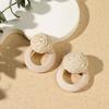 Estrella de Mar Sal Marina Pendientes Estrella de Mar Personalidad Exagerada Pendientes Estilo Vacacional para Mujer Verano Diseño Sensorial de Viaje Junto al Mar Pendientes