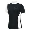 Fabricante Original Ttygj Camiseta de Golf de Manga Corta para Mujer, Ropa Deportiva Elástica de Cuello Alto con Protección Solar