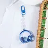 Pingente de fone de ouvido em acrílico, laca de cor sólida galvanizada transparente, corrente de celular estilo ins, chaveiro de bolsa, acessório DIY atacado