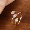 Moda coreana anillo de apertura de diamante para mujer anillo ajustable fabricantes de joyería para venta al por mayor