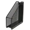 Pintura Negra Simple para Hornear Individual Multifunción Escritorio Acabado Almacenamiento Marco Vertical para Archivos Cesta de Datos