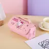 Estojo Temático de Grupo de Meninas Caçadoras de Demônios Transfronteiriço Caixa de Papelaria para Estudantes Caixa de Lápis Bolsa de Armazenamento de Lápis Grande Capacidade Estojo de Lápis de Anime Desenho Animado