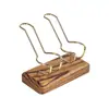 Suporte Feito à Mão Rack de Armazenamento de Asas de Frango Multi-Posição Rack de Exibição Madeira Sólida Detalhes de Tubo Acessórios de Tubo Suporte de Tubo Unidade de Ferramenta