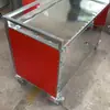 Carrito Pequeño Plegable para Montar Puestos, Multifuncional, Versátil, para Snacks, Mercado Nocturno, Carrito de Comida, Puesto Móvil