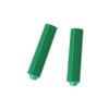 Venta al por mayor de fábrica tornillo de expansión hueco de cabeza redonda de plástico clavo dentado tubo de expansión PP taquete verde para pared WA-6 * 27