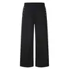Pantalones deportivos minimalistas estilo americano 11KN para hombre y mujer, corte holgado estilo callejero, con tachuelas, cordón elástico, pantalones casuales de pierna ancha y caída fluida