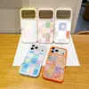 Funda protectora creativa de color block para iPhone 17 de silicona líquida, la más vendida en Shopee, funda de teléfono con forro de felpa para 18pro
