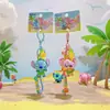 Llavero Colgante de Dibujos Animados Hula de Playa de Verano Jinnew & Stitch Muñeca Periférica Divertida de Película